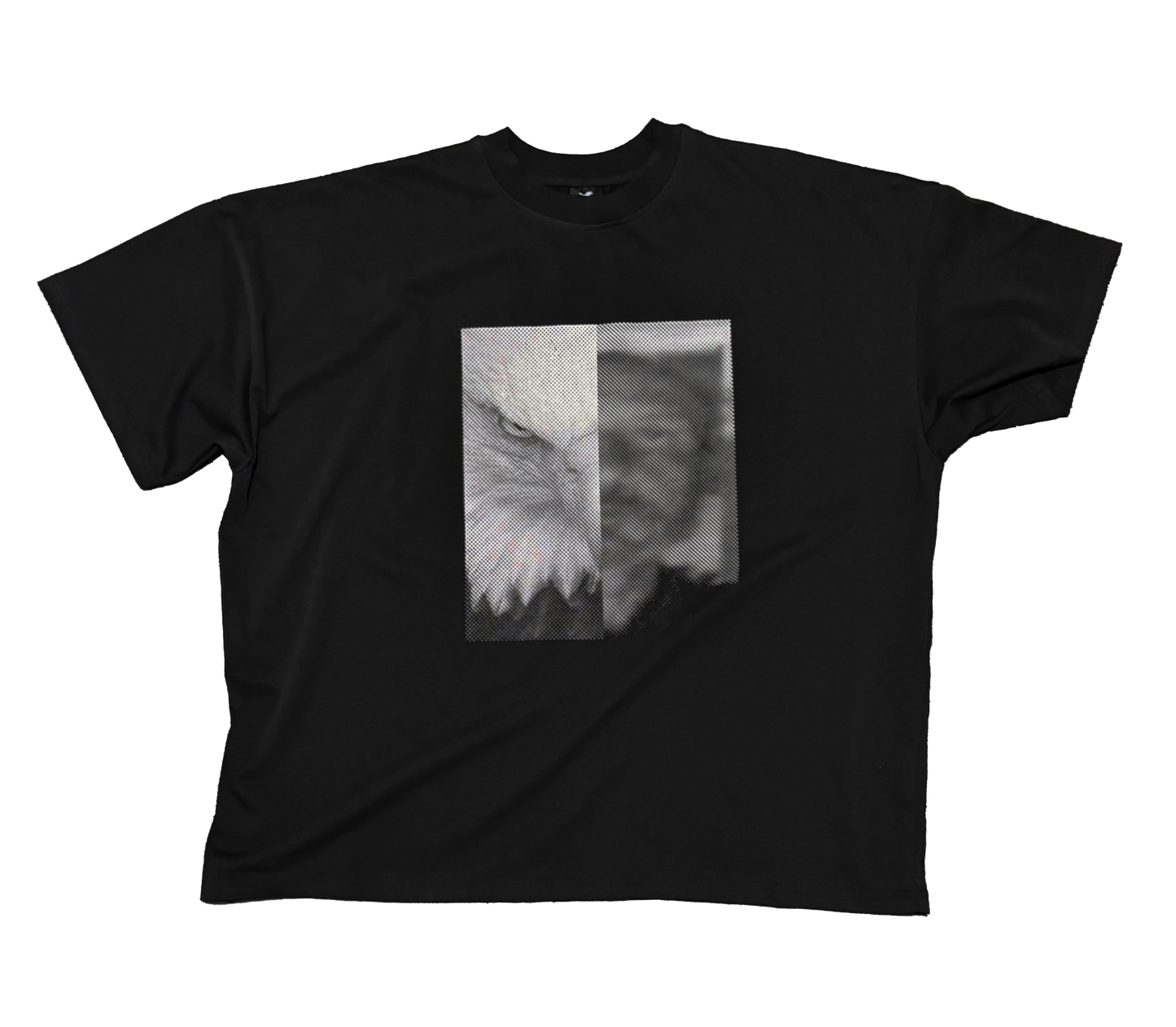 egl boxy t-shirt black